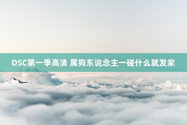 DSC第一季高清 属狗东说念主一碰什么就发家