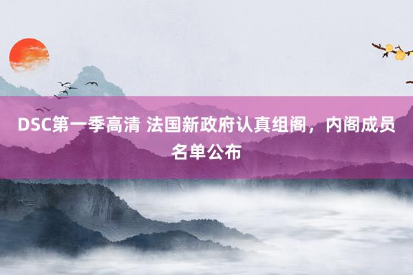 DSC第一季高清 法国新政府认真组阁，内阁成员名单公布