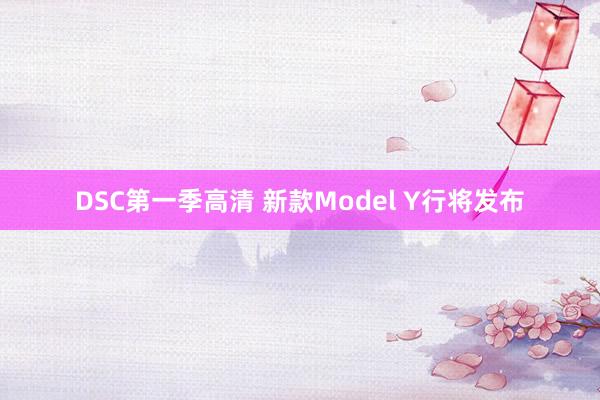 DSC第一季高清 新款Model Y行将发布