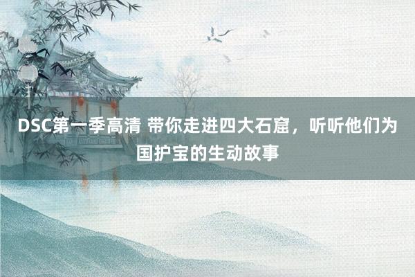 DSC第一季高清 带你走进四大石窟，听听他们为国护宝的生动故事