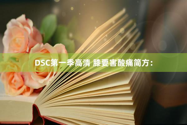 DSC第一季高清 膝要害酸痛简方：