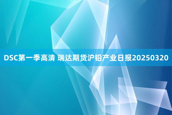 DSC第一季高清 瑞达期货沪铅产业日报20250320