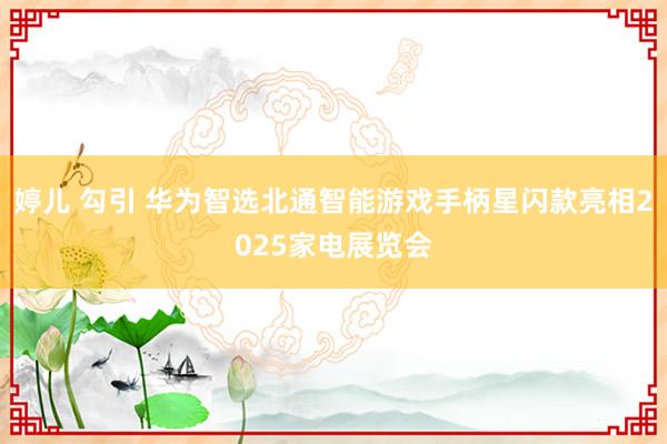 婷儿 勾引 华为智选北通智能游戏手柄星闪款亮相2025家电展览会