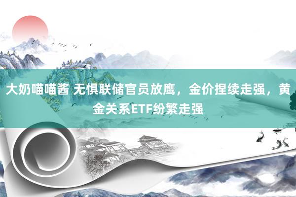 大奶喵喵酱 无惧联储官员放鹰，金价捏续走强，黄金关系ETF纷繁走强