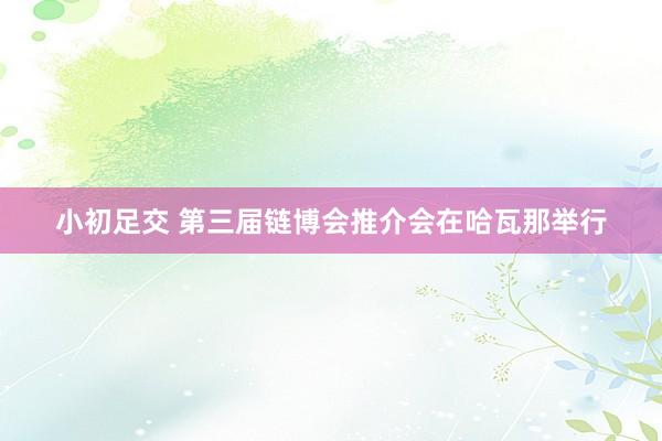 小初足交 第三届链博会推介会在哈瓦那举行